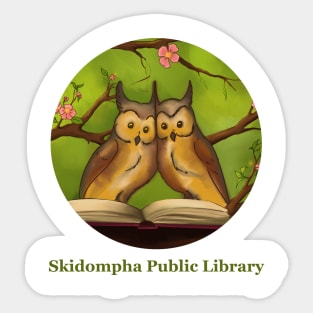 Library Owls Sticker